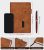 Brown A5 Lined Leather Journal Notebook – Personalized