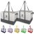 BageePro 2-Pack Collapsible Reusable Grocery Tote Bags