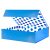 Large Blue Magnetic Gift Box for Presents (13×9.7×3.4″)