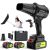 Cordless Leaf Blower – 600K RPM, 2 Batteries, Fast Charger