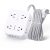 HANYCONY 8-Outlet Surge Protector with 4 USB Ports