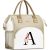 Personalized Insulated Lunch Bag for Women – Letter A