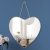 qmdecor 12″ Heart Shaped Wall Decor Mirror