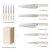 Carote 11PCS Knife Set: Essential Culinary Companion