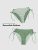 CUPSHE Women’s Braided Straps Bikini Set