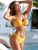 ZAFUL Women’s Tie Front Bikini Set