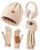 Women’s Winter 4-in-1 Warm Set: Hat, Gloves, Scarf, Earmuffs