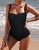 Ekouaer Women’s Ruched Tummy Control Swimsuit