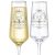 ROXBURGH 25th Anniversary Crystal Champagne Flutes Set