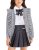 Girls’ Ruffle V-Neck Uniform Cardigan – Light Grey