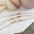 Personalized Gold Name Bar Bracelet – Meaningful Gift for Her