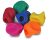 Mini Ergonomic Pencil Grips – 100 Pack Assorted Colors