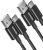 Anker USB A to USB C Cable 2-Pack (3FT) – Black