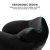 Urophylla Inflatable Travel Pillow: Portable Comfort in Black