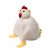 Gupiar Chicken White Plush Handbag