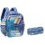 Bagseri Clear Backpack & Pencil Case Set – Blue Dinosaur
