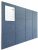 Ocean Blue 47″x35″ Felt Wall Tiles | 12-Pack Cork Board