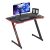 MGHH 39″ Gaming Desk – Z-Shaped, Carbon Fiber, Red