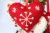 Handmade Wool Heart Ornaments Set of 4 – Eco-Friendly Decor