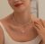 Tewiky Silver Layered Necklace: Stylish Gift for Women