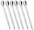 AOOSY 9-inch Stainless Steel Long Handle Spoons, Set of 6