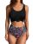 ZAFUL Women’s High Waisted Tankini Set