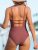 CUPSHE Women Square Neck One Piece Swimsuit