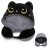 Memory Foam Travel Neck Pillow with Hood for Airplanes