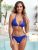 ZAFUL Women’s Halter Crochet Bikini Set