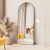 71″x32″ Black Arch Full Length Mirror with Stand