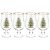 Spode Christmas Tree Gold-Rimmed Holiday Tulip Glasses Set