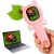 Kids’ 2-in-1 Microscope Camera – Pink Cat Educational Toy