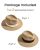 FURTALK Panama Hat Sun Hats