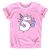 Unicorn 5th Birthday Shirt for Girls – Pink