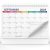 2025-2026 Monthly Wall Calendar – Family & Office Planner