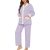 Women’s Plush Fleece Pajama Set – Soft Warm Sleepwear PJs