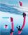 Kwambiri Dry-Top Snorkel Mask for Adults
