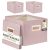 DECOMOMO 3-Pack Robust Fabric Storage Bins for Shelves, Pink