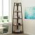 CAPHAUS 5-Tier Tall Corner Shelf Stand – Rustic Oak