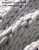 YnM Knitted Weighted Blanket Silver Grey 15lbs
