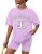 Teen Girl Trendy Graphic Tee & Biker Shorts Set