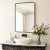 HARRITPURE 20″x28″ Black Rounded Rectangle Mirror