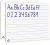 Scribbledo Lined Double Sided Dry Erase Board for Kids
