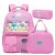 Pink Aesthetic School Backpack Set for Girls