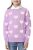 BOBOYOYO Girls’ Cotton Heart Sweater: Valentine Winter Pullover