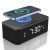 Fansbe Digital Alarm Clock Speaker with Wireless Charger