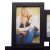 Black 9-Opening Photo Collage Frame: Multi-Size Display