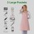 TOSHE Kitchen Apron Waterdrop Resistant