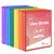 SUNEE 1/2 Inch 3-Ring Binders, 6-Pack Clear View, PVC-Free
