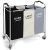 240L Laundry Hamper with Wheels & 3 Sections